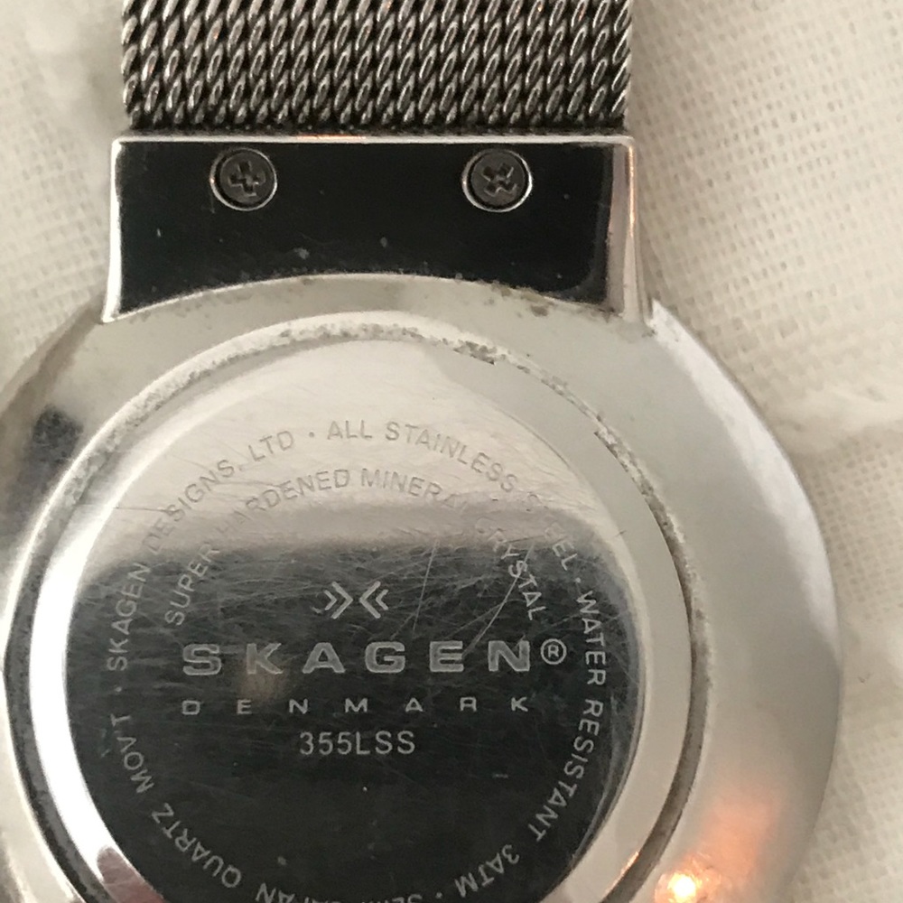 Ladies Skagen Steel-Mesh watch - Picture 3 of 3